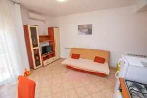 Χώρος καθιστικού στο Apartments Calida A