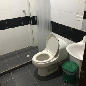 Koupelna v ubytování Hotel Buganvilla