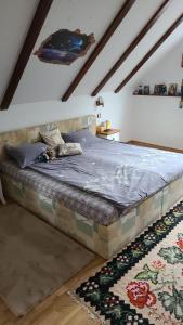 Un pat sau paturi într-o cameră la Vila Sophia