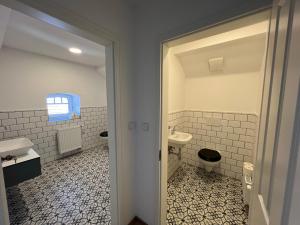 Kupatilo u objektu Apartmány Hájovna