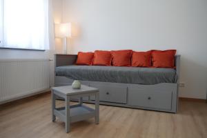 Prostor za sedenje u objektu CLAUS RESCH APPARTEMENTS - E-Bike, Wandern, Minigolf, Familie, Urlaub an der Weinstraße