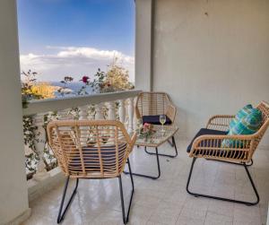 Balkón nebo terasa v ubytování Adrakos Apartments (Adults Only)