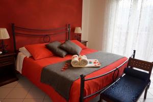 Postel nebo postele na pokoji v ubytování Park Hotel Paradiso