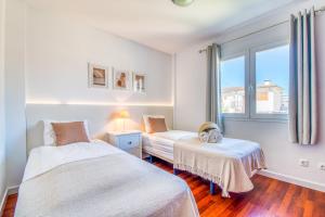 Posteľ alebo postele v izbe v ubytovaní Villa Playa Esperanza, Pool Heizung, 7 Gäste