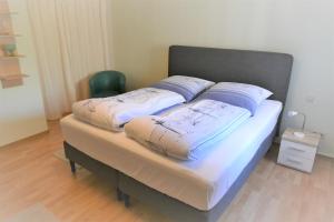 LangenにあるNatur und Erlebnisのベッド1台(枕2つ付)