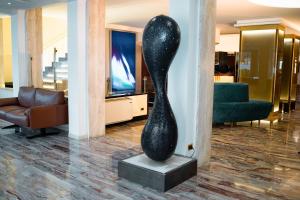 TV a/nebo společenská místnost v ubytování Hotel Aurora Terme