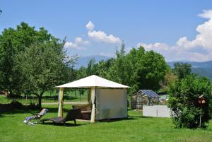 Ein Garten an der Unterkunft Wunderhof