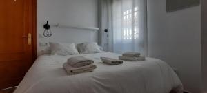 Postel nebo postele na pokoji v ubytování APARTAMENTO EN BARBATE