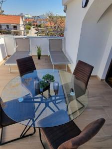 Balkón alebo terasa v ubytovaní Apartments Amfa