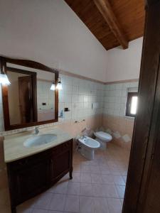 Koupelna v ubytování Tenuta Costa