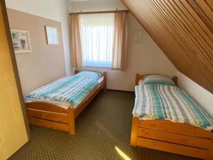 Postel nebo postele na pokoji v ubytování STOE3 Ferienwohnung Waack