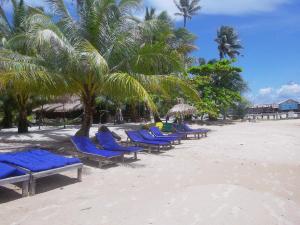 Ein Strand an oder in der Nähe des Resorts