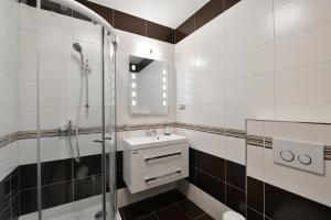 Kúpeľňa v ubytovaní Apartmány Na Náměstí 85