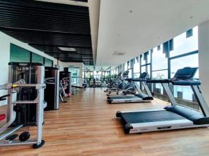 Фитнес-центр и/или тренажеры в Grand Meritus Homestay @Penang