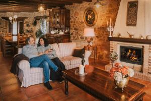 Posezení v ubytování Posada Real del Buen Camino