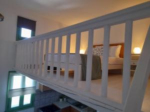 Postel nebo postele na pokoji v ubytování Romantic loft 2