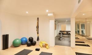 Fitness centrum a/nebo fitness zařízení v ubytování Bahia Hotel & Beach House