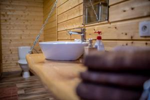 Kúpeľňa v ubytovaní Apartmány Kraš