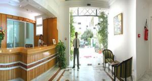 The lobby or reception area at Ariha Hotel