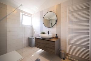 Koupelna v ubytování Apartments Škara