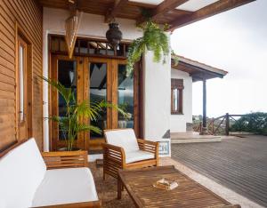 Balkón nebo terasa v ubytování casa bioclimática