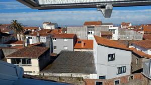 Widok na miasto Cambados z tego domu wakacyjnego