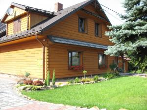 Vonkajšia záhrada v ubytovaní Domek Marców