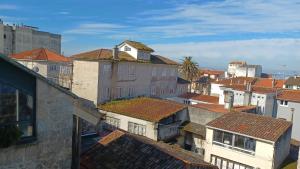 Widok na miasto Cambados z tego domu wakacyjnego