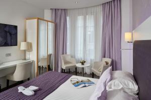 Posteľ alebo postele v izbe v ubytovaní Best Western Plus Hotel Carlton Annecy