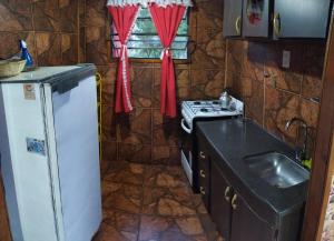 Dapur atau dapur kecil di URITORCO la casita