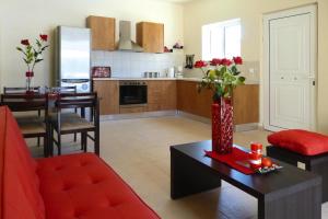 A kitchen or kitchenette at Villa in Nopigia with private pool