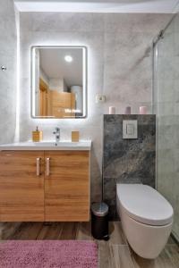 Koupelna v ubytování Apartman 65 Zlatibor