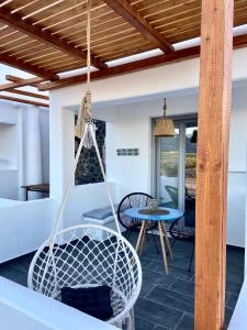 A seating area at Aeron Suites