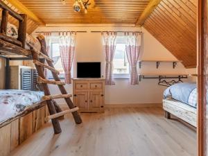 Зона вітальні в Snug holiday home in Wei briach with terrace