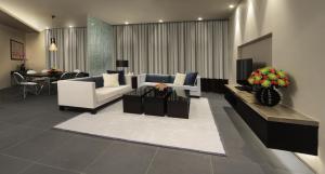 The Abdali Boulevard Hotel的休息区
