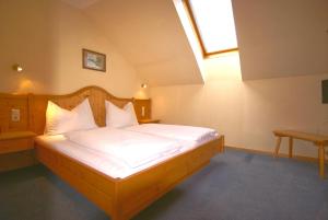 Llit o llits en una habitació de Haus Wolfgangsee