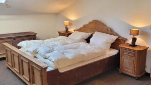 Ein Bett oder Betten in einem Zimmer der Unterkunft City Apartment Hornblick