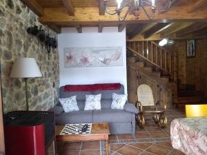Posezení v ubytování La Casina de Marina de Tresgrandas