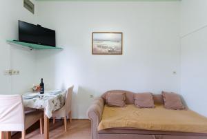 TV a/nebo společenská místnost v ubytování Apartments Mijatovic
