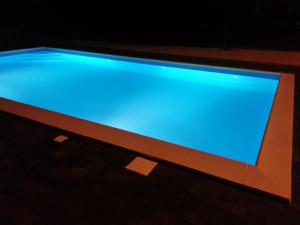 a blue screen on top of a table at Apartments Kovacic in Malinska +40 photos