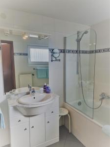 Koupelna v ubytování Hotel Kurhaus Uhlenberg