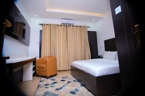 Katil atau katil-katil dalam bilik di Hotel Capitol