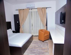 Katil atau katil-katil dalam bilik di Hotel Capitol