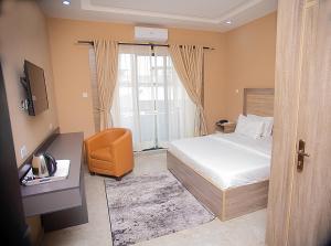 Katil atau katil-katil dalam bilik di Hotel Capitol