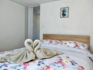 Posteľ alebo postele v izbe v ubytovaní Apartments Stela