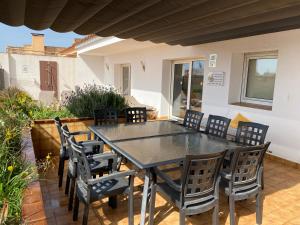 Patio alebo iná vonkajšia časť ubytovania CAN VALLÈS APARTAMENT ÀTIC A PALAMÓS