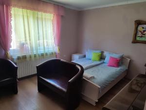 Postel nebo postele na pokoji v ubytování Milmar apartman