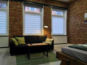 Istumisnurk majutusasutuses Ferienwohnungen Ribnitz-Damgarten (FR)