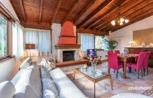 Istumisnurk majutusasutuses Villa Muelacuta mini piscina a 850 mt sabbia by Apulia Home