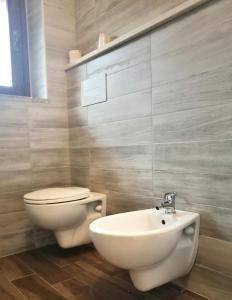 Bathroom sa Hotel Sant'elene